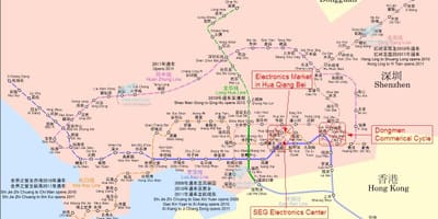 Карта ринку Шеньчжень електроніка 